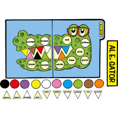 Al. E. Gator - File Folder Game