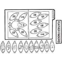 Feather Finders - File Folder Game