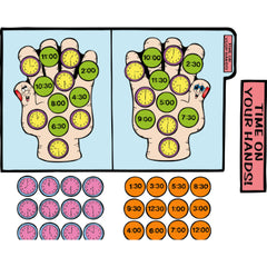 Time On Your Hands - File Folder Game