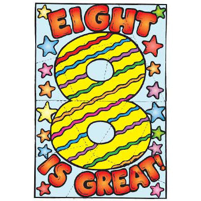 8 Is Great Puzzle Review Activity