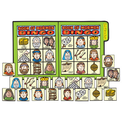 Book of Mormon Bingo - File Folder Game