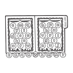 Captain Moroni's Liberty Letters- File Folder Game