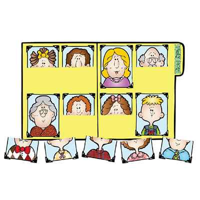 Family Faces - File Folder Game