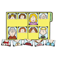 Family Faces - File Folder Game