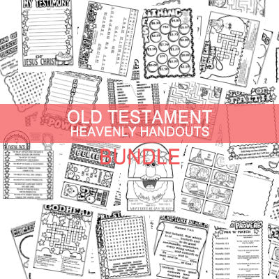 Heavenly Handouts Old Testament Activity Pages BUNDLE