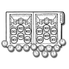 King Benjamin's Time Tower - File Folder Game