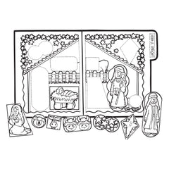 Make a Manger - File Folder Game