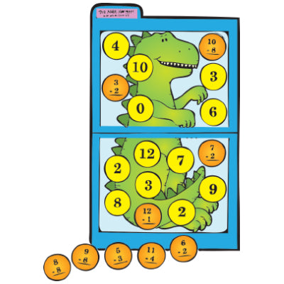 Math Monster - File Folder Game
