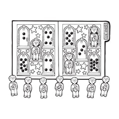 Missionary Match - File Folder Game