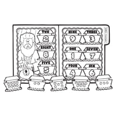 Noah's Numbers  - File Folder Game