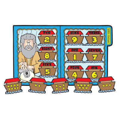 Noah's Numbers  - File Folder Game