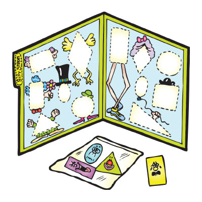 Silly Shapes - File Folder Game