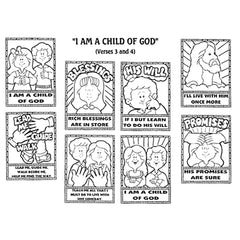Song: I am a Child of God (Verses 1-4)