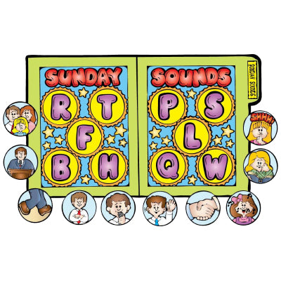 Sunday Sounds - File Folder Game