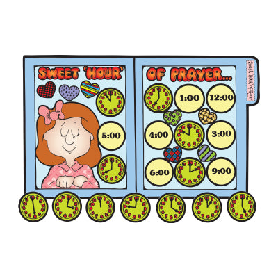 Sweet 'Hour' of Prayer - File Folder Game