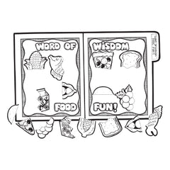Word of Wisdom Food Fun - File Folder Game