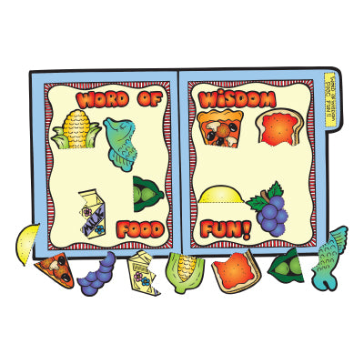 Word of Wisdom Food Fun - File Folder Game