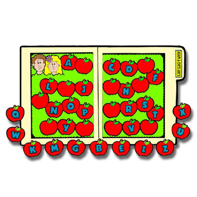 Adam and Eve ABC's - File Folder Game