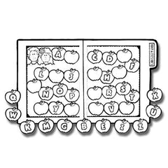 Adam and Eve ABC's - File Folder Game