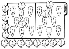 Carrot Calculators - File Folder Game