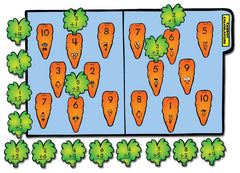 Carrot Calculators - File Folder Game