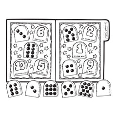 Commandment Counters - File Folder Game