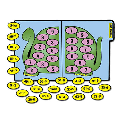 Dino Division - File Folder Game
