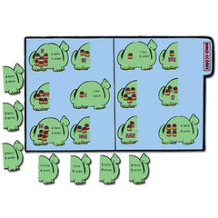 Dino Scores - File Folder Game