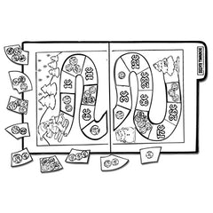 Downhill Racers - File Folder Game