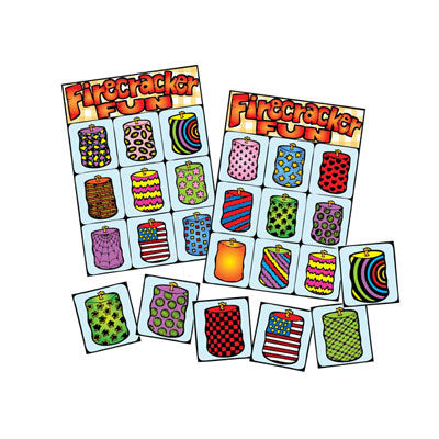 Fire Cracker Fun Bingo! - File Folder Game