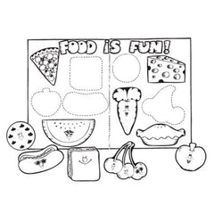 Food Is Fun! - File Folder Game