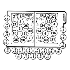 Football Facts - File Folder Game