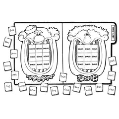 Noun Clown - File Folder Game