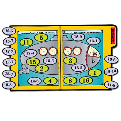 Sub-Traction - File Folder Game