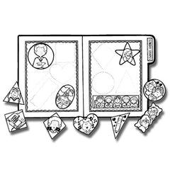 Super Sunday Shapes - File Folder Game