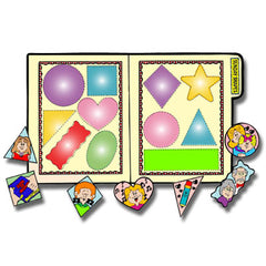 Super Sunday Shapes - File Folder Game