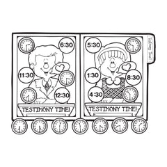 Testimony Time! - File Folder Game