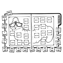 Willie The Worm - File Folder Game