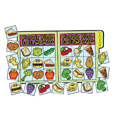 Funny Food Bingo - File Folder Game