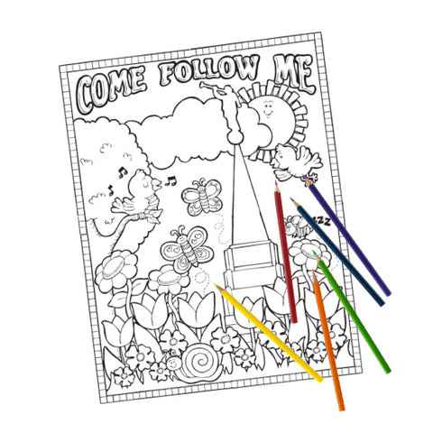 General Conference Coloring Poster