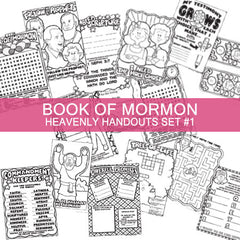 Heavenly Handouts Book of Mormon Activity Pages BUNDLE