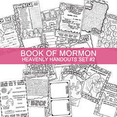 Heavenly Handouts Book of Mormon Activity Pages Set #2