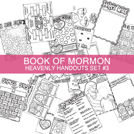 Heavenly Handouts Book of Mormon Activity Pages Set #3