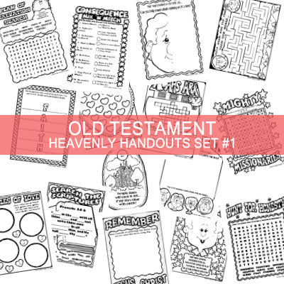 Heavenly Handouts Old Testament Activity Pages Set #1