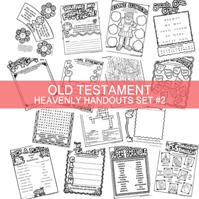 Heavenly Handouts Old Testament Activity Pages Set #2