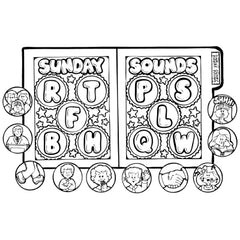 Sunday Sounds - File Folder Game