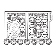Sweet 'Hour' of Prayer - File Folder Game