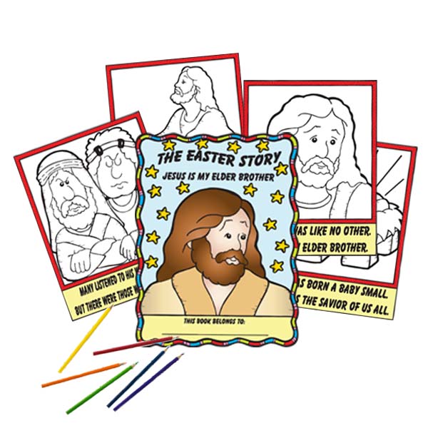 The Easter Story Coloring Book