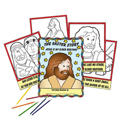 The Easter Story Coloring Book