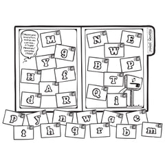 Missionary Letters - File Folder Game
